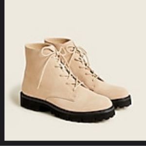 NIB J.crew Gwen lug-sole lace-up boots in suede
Item BA554